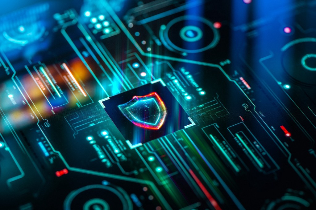Cybersecurity shield on a digital circuit interface